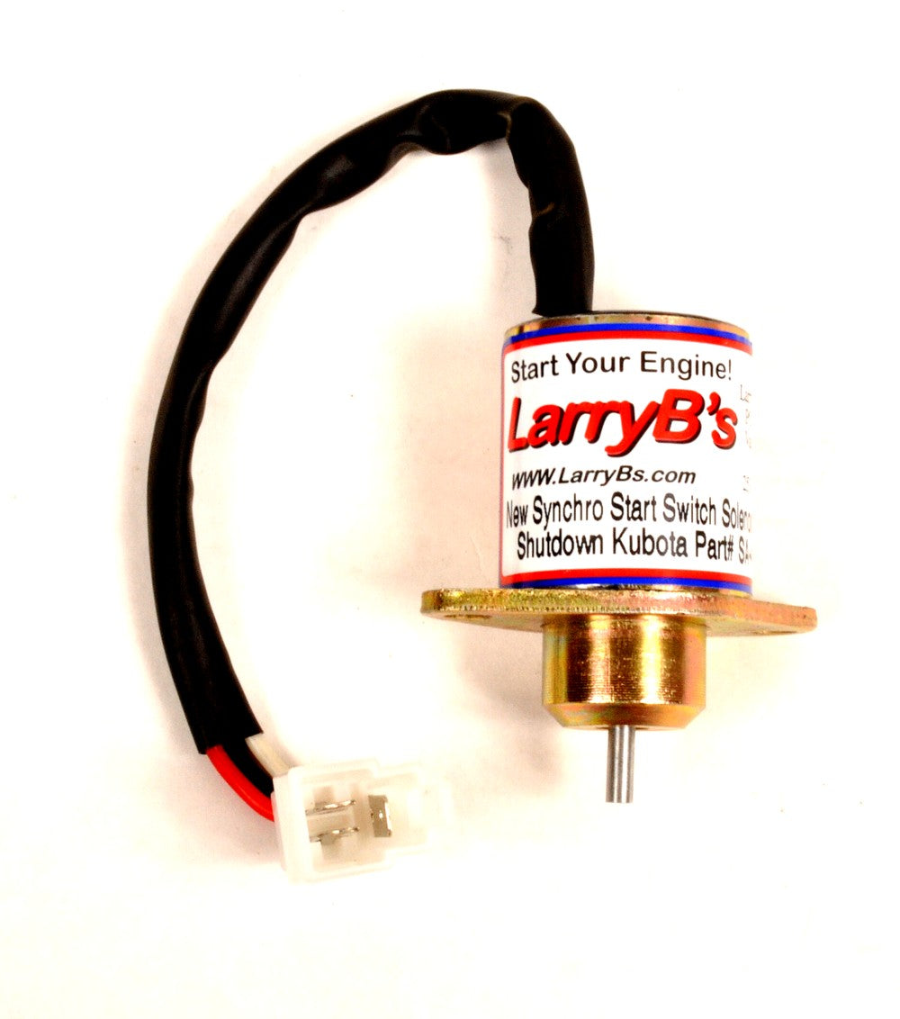 Fuel Shutdown Solenoid, Fits Kubota SA-4569T, 1503ES-12A5UC5S, SA-3776-T, 12V LarryB's