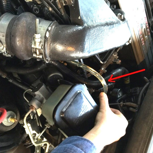 LarryB's Air-In-Fuel Test Hose w/Seals. Dodge Diesel 1994-1998.5