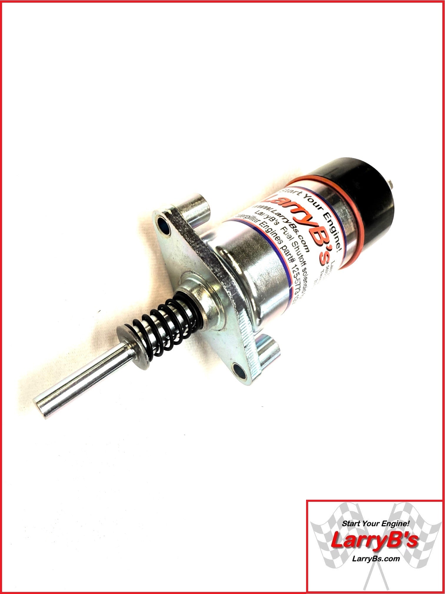 LarryB's 125-5773 Fuel Shutoff Solenoid, fits Caterpillar engines 12V