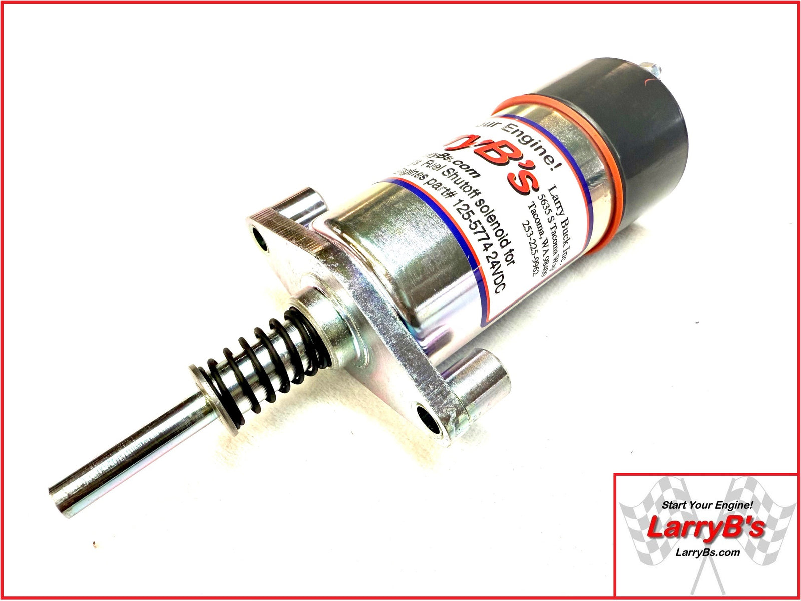 LarryB's 125-5774 Fuel Shutoff Solenoid, fits Caterpillar engines 24V