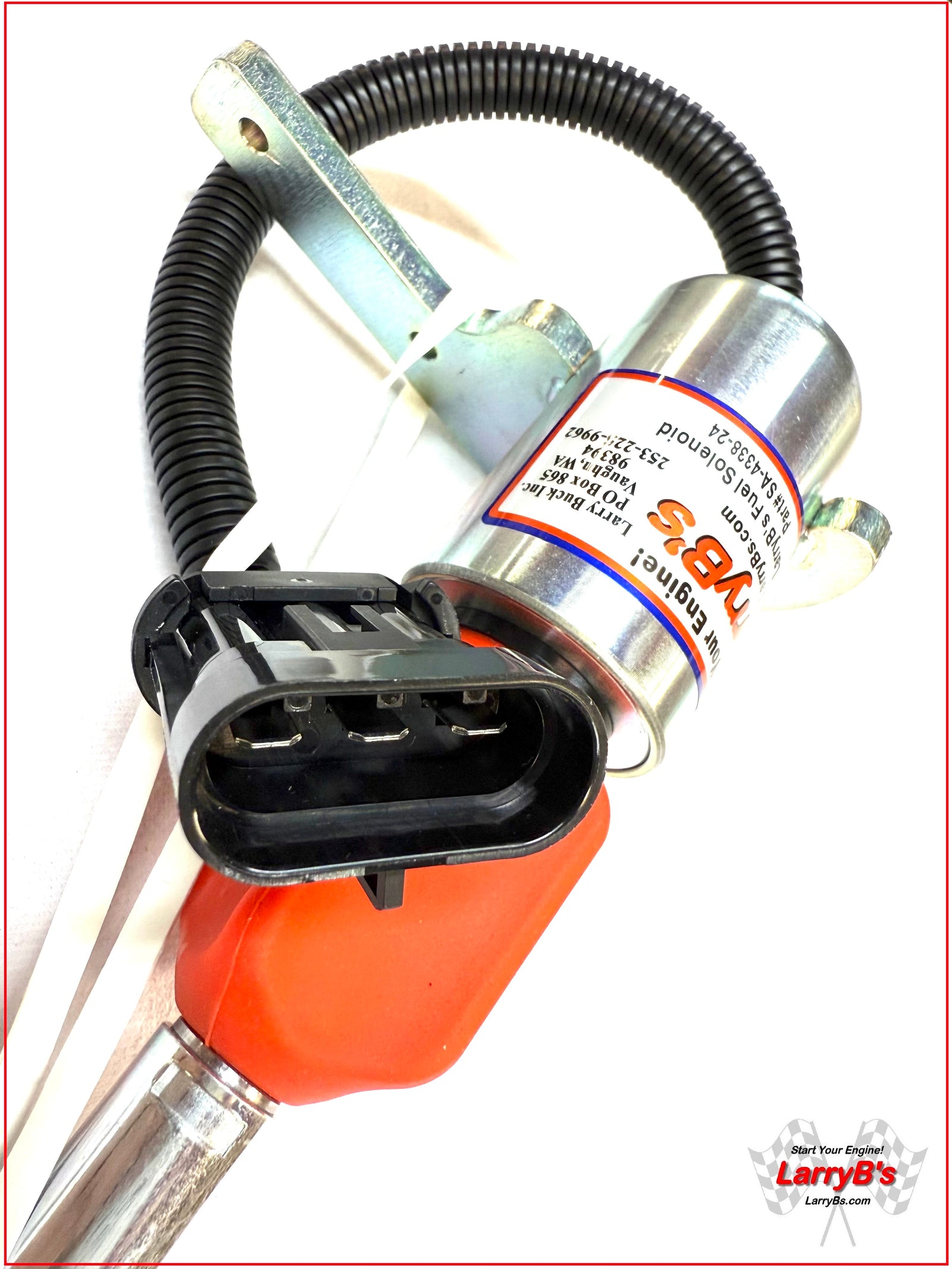 LarryB's SA-4338-24, 1823723C91 Navistar Fuel Shudown Solenoid, 24V