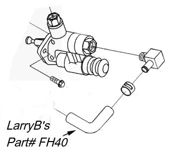 12 Valve Heater-to-Lift Pump Hose 3921680, 3931523 fits Dodge Cummins