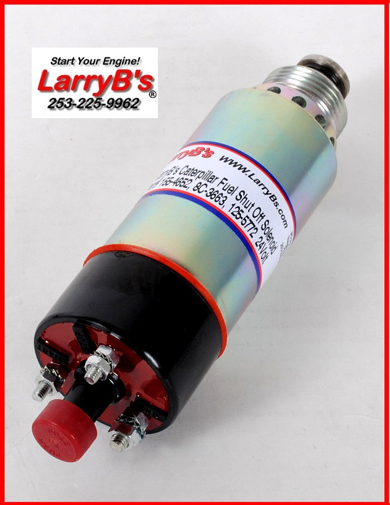 LarryB&#39;s 155-4652, 8C-3663, 125-5772 Caterpillar Shutoff Solenoid, 24 Volt