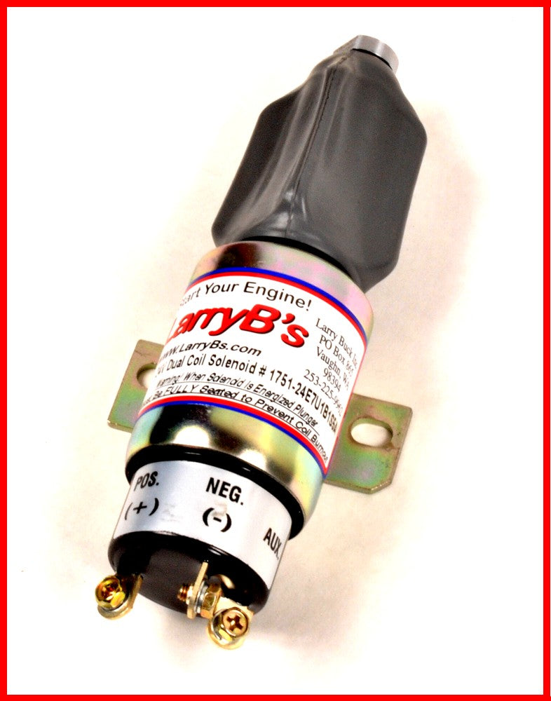 LarryB&#39;s 1751-24E7U1B1S5A Dual Coil Shutdown Solenoid, 24 Volt DC