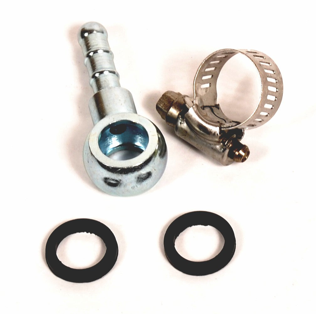 LarryB&#39;s 14mm banjo barb Fitting, seals &amp; clamp