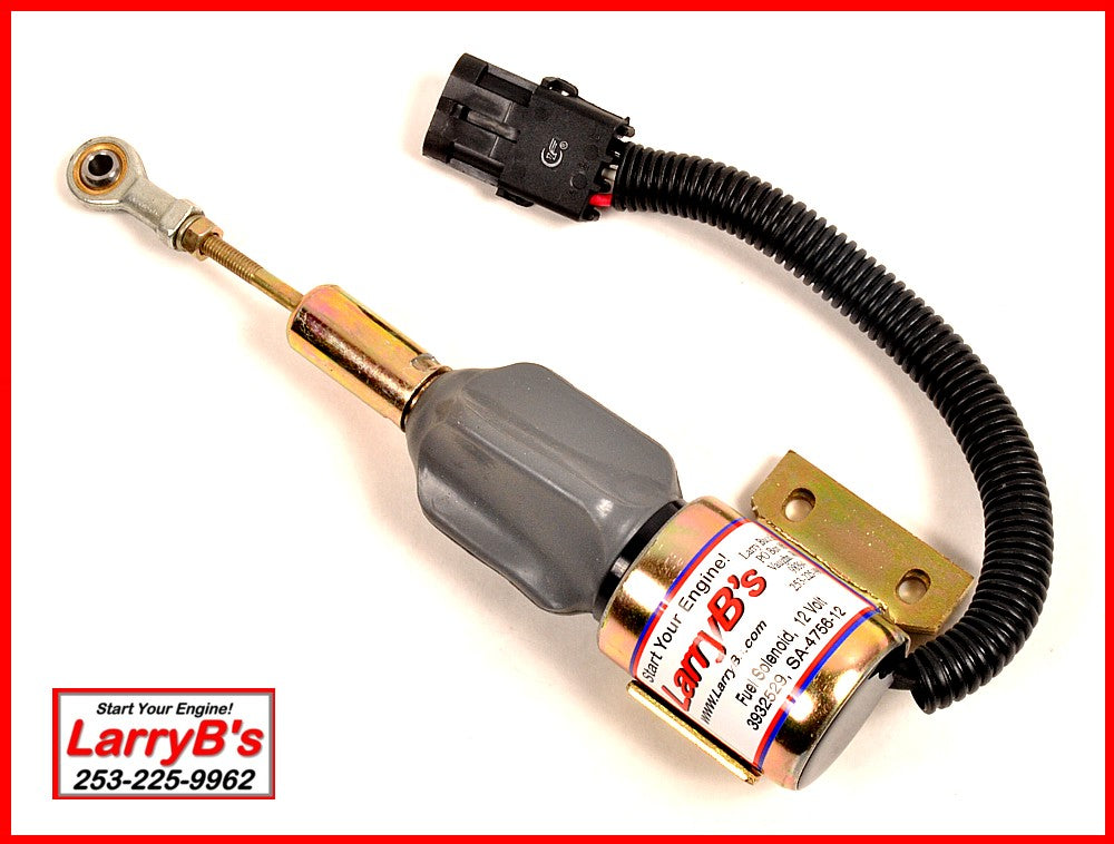 12V Fuel Shutoff Solenoid Fits Hyundai, Cummins 3932529, SA-4756-12 LarryB's