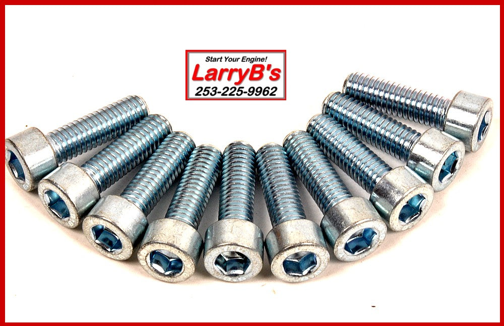 AFC Housing Allen Head Cap Screws, m6, 6mm x 20mm Cad Plated Pack of 10 LarryB&#39;s