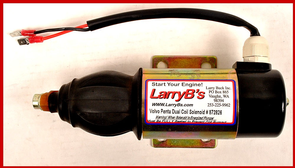 LarryB&#39;s Volvo Penta Solenoid, 872826, Internally Switched Dual Coil, 12 Volt