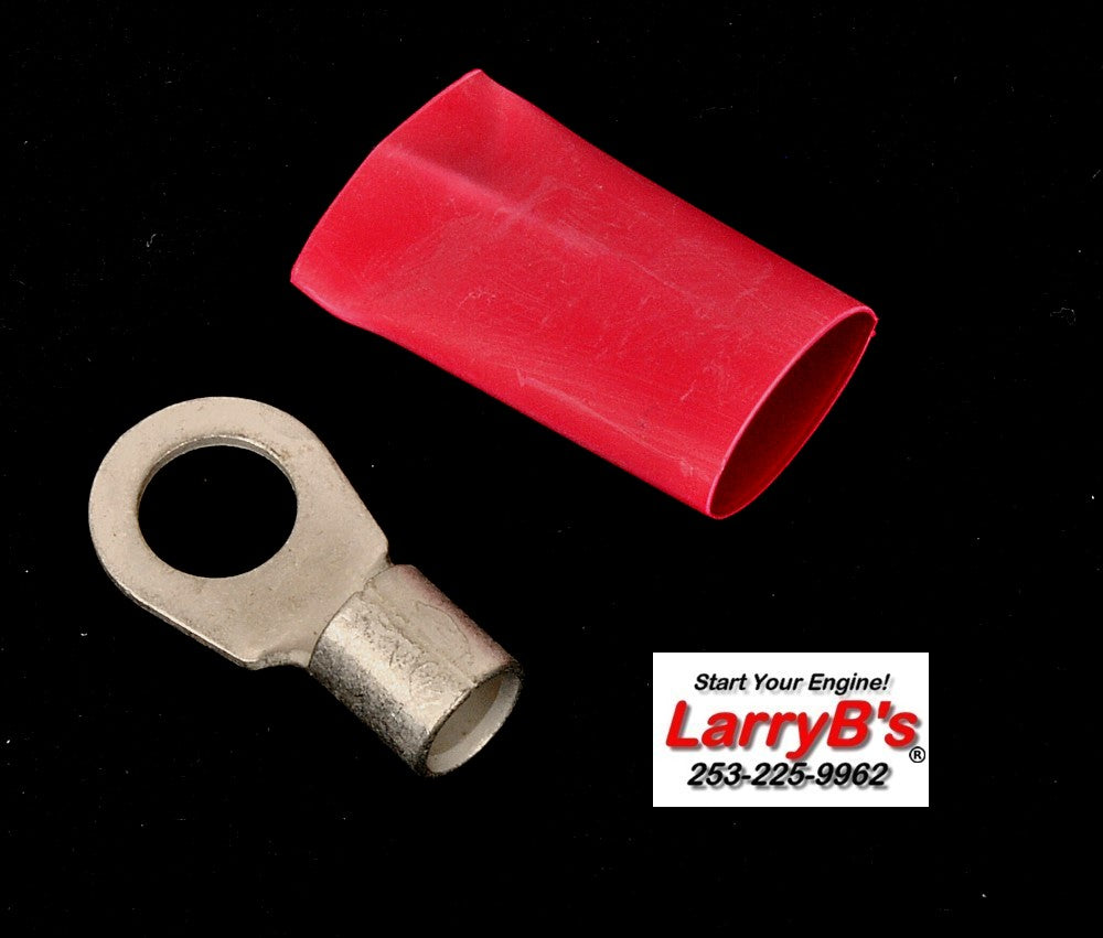 LarryB&#39;s  Pos Wire Repair End for Dodge Diesel, Crimp and/or Solder, 6 AWG x 3/8&quot;.