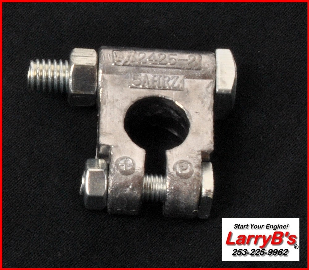 LarryB&#39;s A52425 Military Style LEAD Battery Cable End Clamp Terminal Positive side