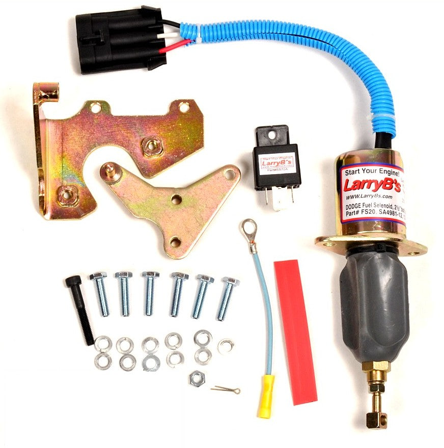 LarryB's 94-98 Dodge Diesel Fuel Shut Off Solenoid Mechanics Complete FIX KIT
