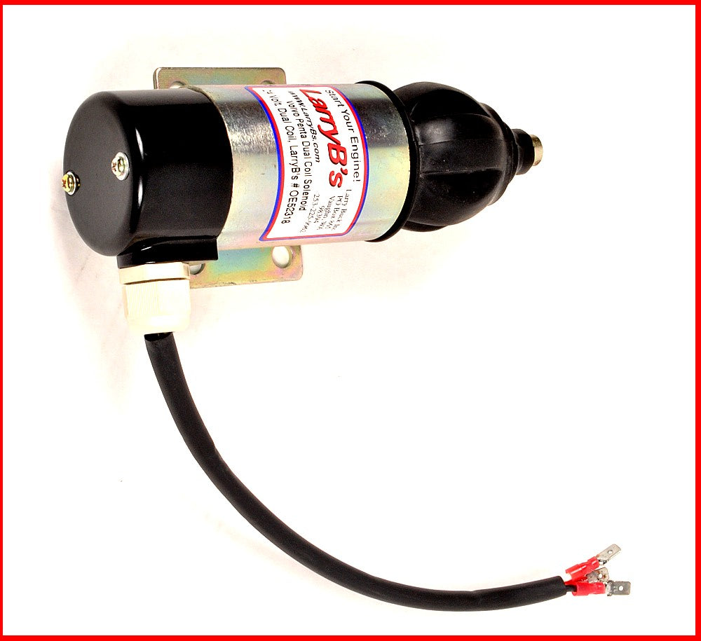 Special Last 1! LarryB&#39;s Volvo Penta Solenoid, OE52318, Dual Coil, 24 Volt, 3 Wire