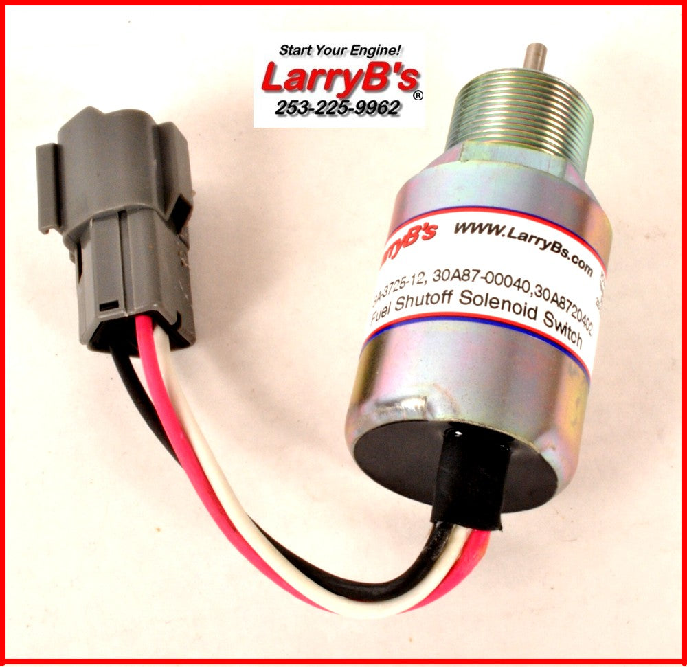 SA-3725-12, 30A87-00040, 30A8720402 Shut Off Solenoid Switch Fits Mitsubishi 12V