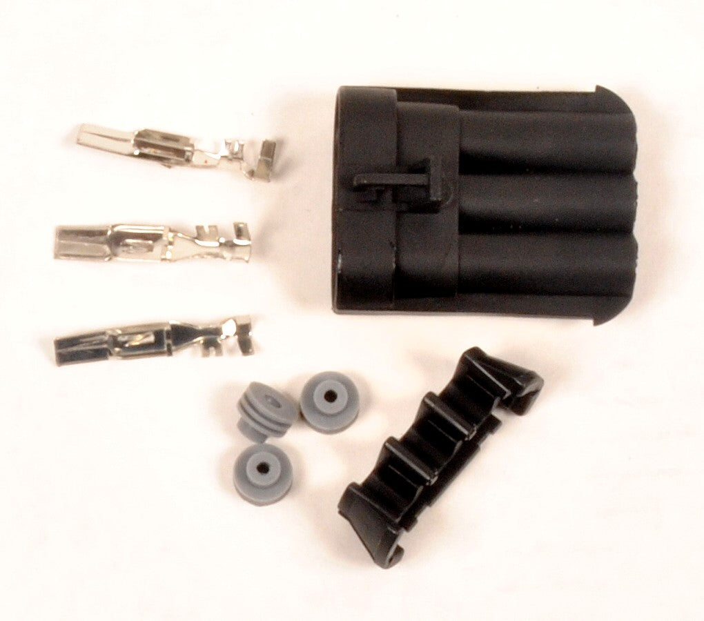 LarryB&#39;s Flat Pin Plug only for Fuel Solenoid, (solenoid side, male pins)